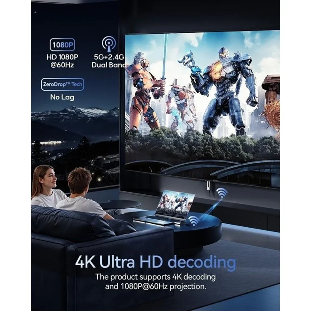 Wireless HDMI Transmitter and Receiver
